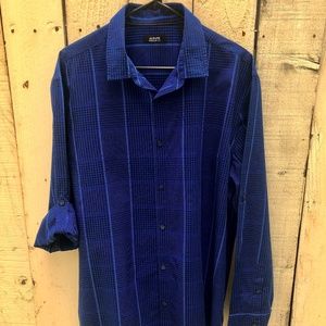 ALFANI Mens Button Front Shirt XL